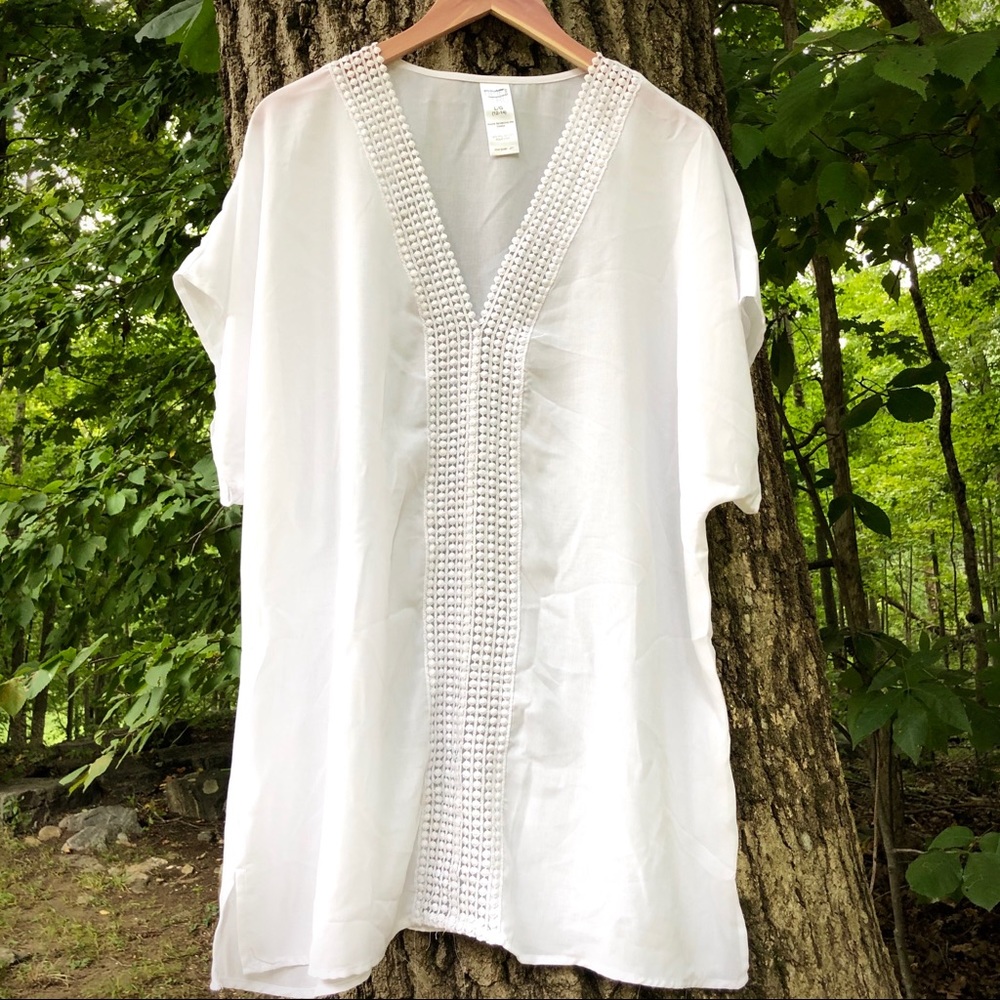 TIME AND TRU sheer beach cover up